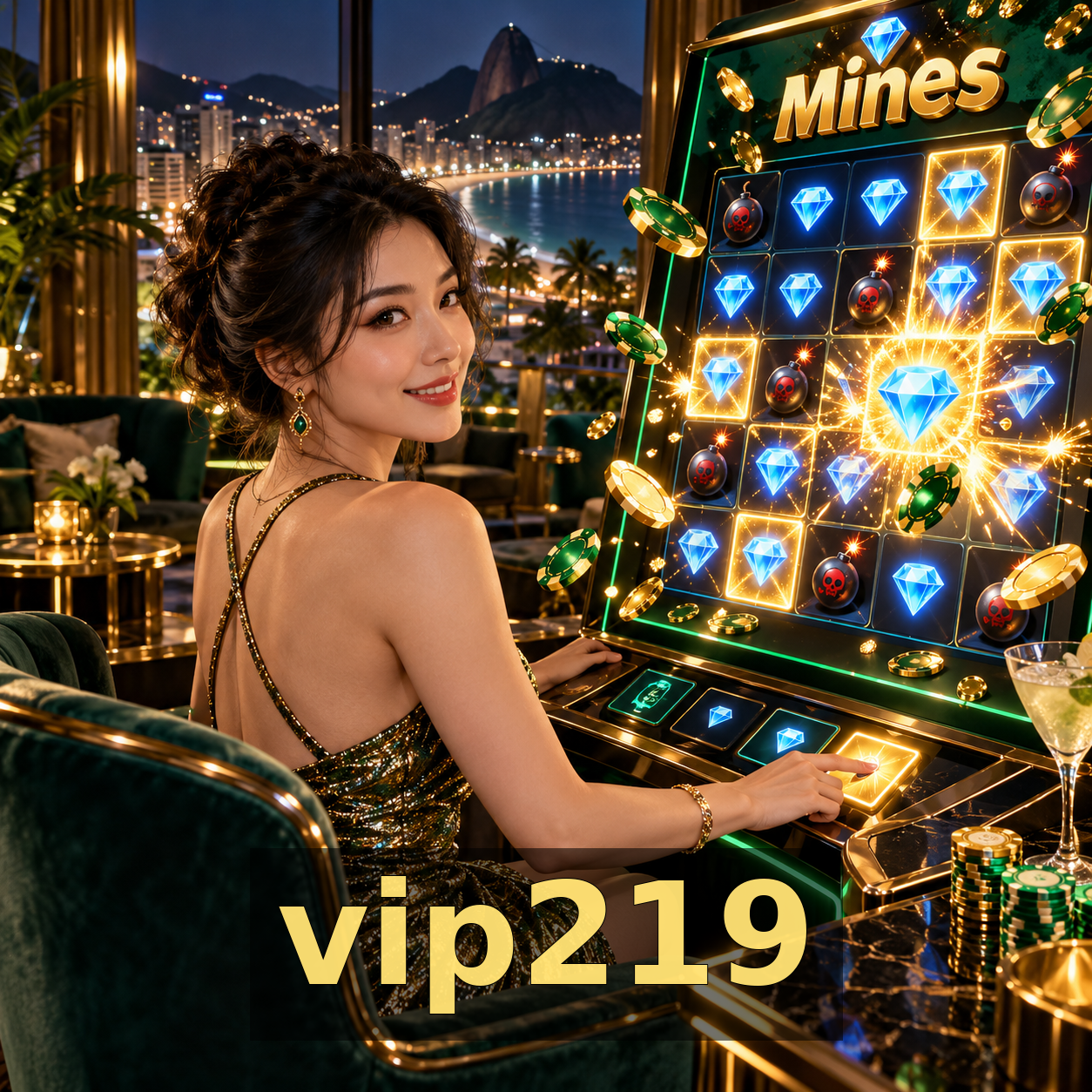 Comparação app mobile e versão web vip219